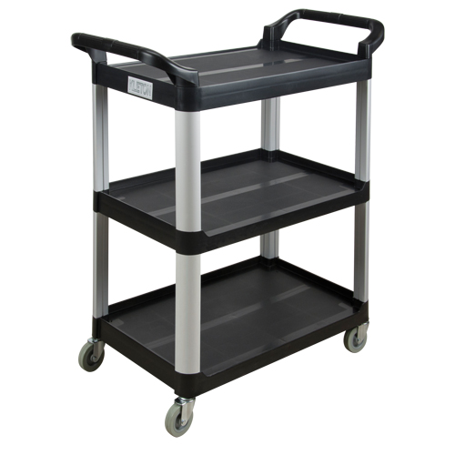 Chariot utilitaire, 3 tiers, 16-3/4" x 37" x 33-1/2", Capacit&eacute; 250 lb Distribution Industrielle GC