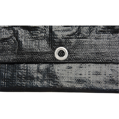 B&acirc;che, Usage industriel l&eacute;ger, Noir, 6' x 8' x 8 mils Distribution Industrielle GC