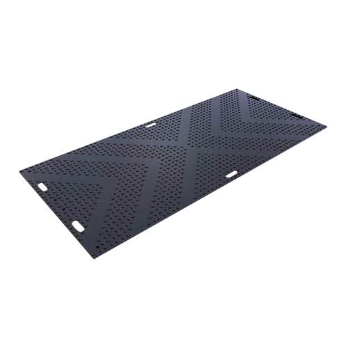 LibertyMat&reg; Medium-Duty Ground Protection, 4' x 8', High Density Polyethylene, Textured, Black Distribution Industrielle GC