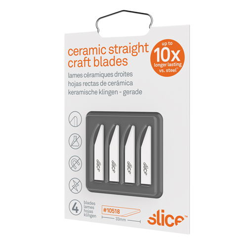 Slice Lames droites de couteau &agrave; bout arrondi en c&eacute;ramique, Style Simple Distribution Industrielle GC