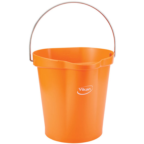 Food Hygiene Bucket, Tangerine, 3 US gal. Distribution Industrielle GC