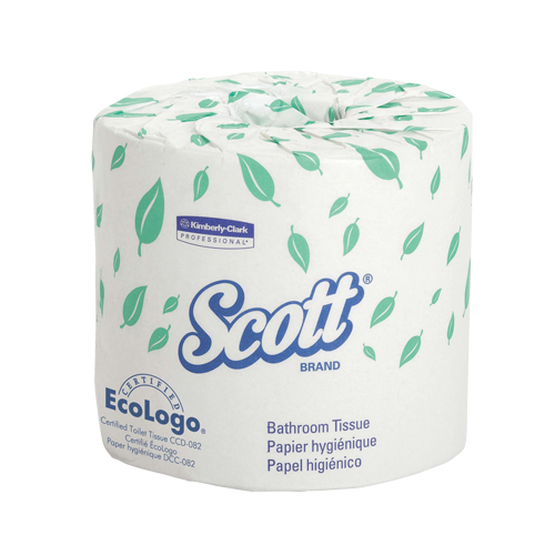 Papier hygi&eacute;nique Scott, 1 Pli, 550 Feuilles/Rouleu, Longueur 403', Blanc Distribution Industrielle GC