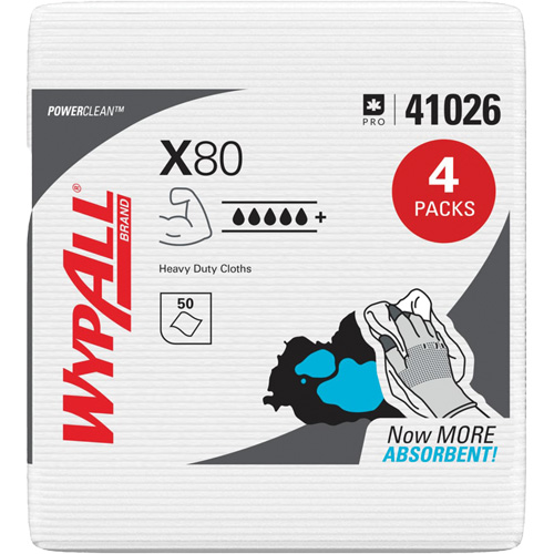 Essuie-tout X80, Robuste, 12-1/2" lo x 12" la Distribution Industrielle GC