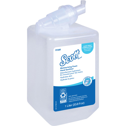 Scott&reg; Pro Moisturizing Foam Hand Sanitizer, 1000 ml, Cartridge Refill, 62% Alcohol Distribution Industrielle GC
