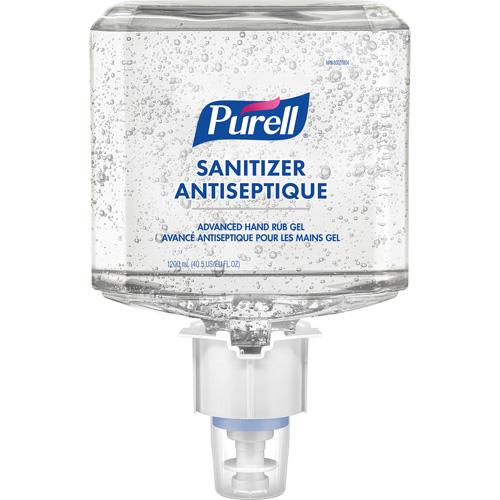 ES6 Advanced Hand Sanitizer Gel, 1200 ml, Cartridge Refill, 70% Alcohol Distribution Industrielle GC