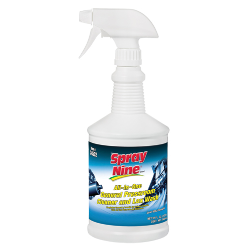 Spray Nine&reg; General Pressroom Cleaner, 946 ml, Trigger Bottle Distribution Industrielle GC