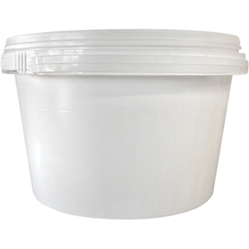 Seau avec couvercle, Plastique, 1,03 gal. Distribution Industrielle GC