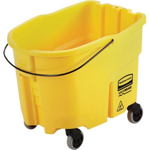 Seau pour vadrouille Wavebrake, Capacit&eacute; de 8.75 gal. US (35 pintes), Jaune Distribution Industrielle GC