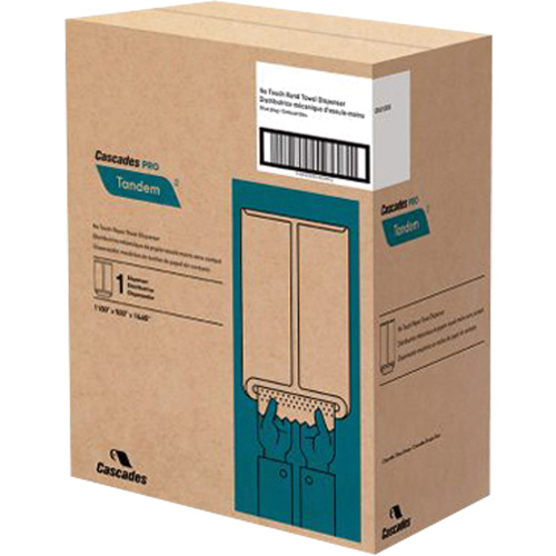 Distributeur d'essuie-mains Pro Tandem, Sans contact, 11,5" la x 9" p x 16,6" h Distribution Industrielle GC