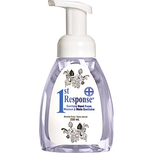 Mousse nettoyante pour les mains 1st Response, Liquide, 250 ml, Bouteille &agrave; pompe, Sans parfum Distribution Industrielle GC