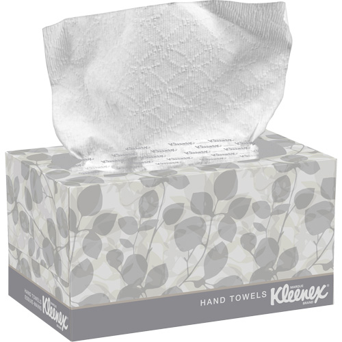 Essuie-mains Kleenex dans une boîte POP-UP*, 1 pli, 10-1/2" lo x 9" la, 120 /pqt Distribution Industrielle GC