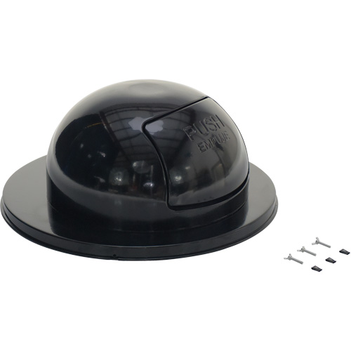 Couvercle pour baril &agrave; d&eacute;chets, Couvercle bomb&eacute;, M&eacute;tal, Convient aux contenants 23-1/2" dia. Distribution Industrielle GC