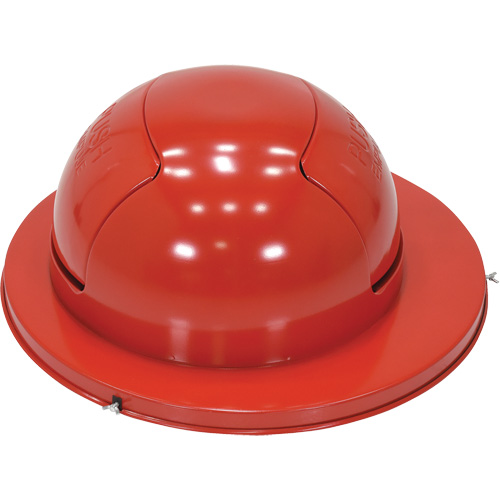 Drum Waste Disposal Top, Dome Lid, Metal, Fits Container Size: 23-1/2" Dia. Distribution Industrielle GC