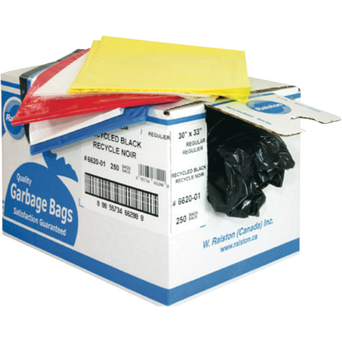 Sacs &agrave; d&eacute;chets industriels, 3T-Fort, 35" la x 50" lo, 2,7 mils, Orange Distribution Industrielle GC