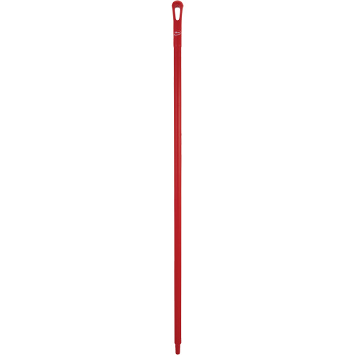 Manche ultra hygi&eacute;nique, Balai/Grattoir/Raclette, Rouge, Ergonomique, 59" lo Distribution Industrielle GC
