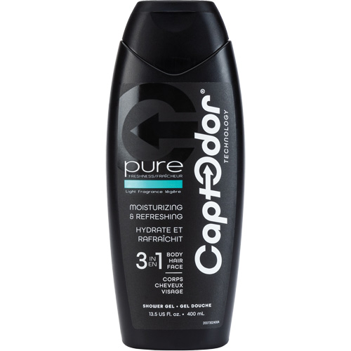 Gel douche 3 en 1, 400 ml, Pure fraîcheur, Bouteille Distribution Industrielle GC