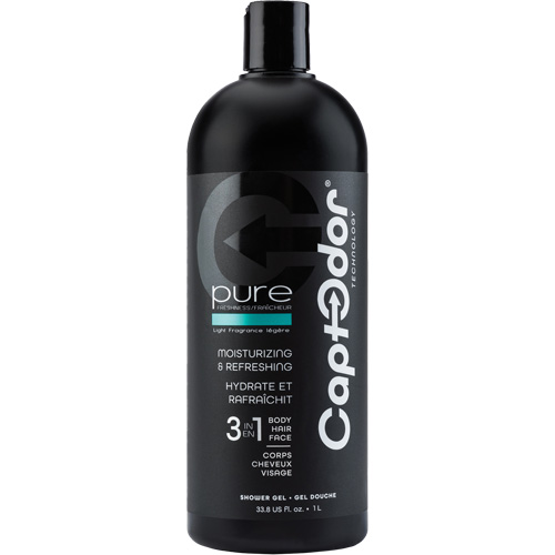 Gel douche 3 en 1, 1000 ml, Pure fraîcheur, Bouteille Distribution Industrielle GC