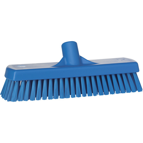 Deck & Wall Scrub Brush, Stiff Bristles, 12", Polyester, Blue Distribution Industrielle GC