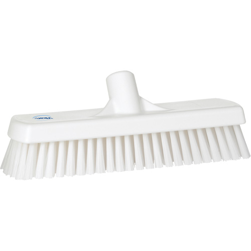Deck & Wall Scrub Brush, Stiff Bristles, 12", Polyester, White Distribution Industrielle GC
