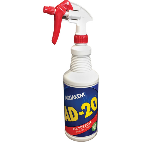Nettoyant & d&eacute;graissant AD-20, Bouteille &agrave; g&acirc;chette Distribution Industrielle GC