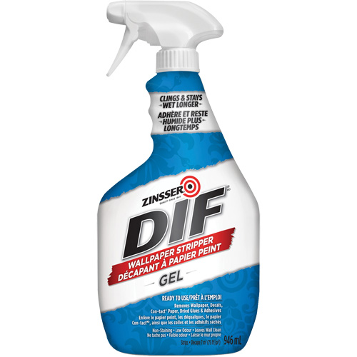 DIF&reg; Wallpaper Stripper Gel, 946 ml, Trigger Bottle Distribution Industrielle GC