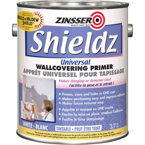 Couche primaire universelle pour murs Shieldz, 3,7 L, Gallon, Blanc teintable Distribution Industrielle GC