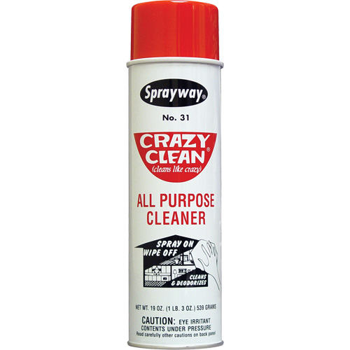 Nettoyant tout usage Crazy Clean, 20 oz, Canette a&eacute;rosol Distribution Industrielle GC
