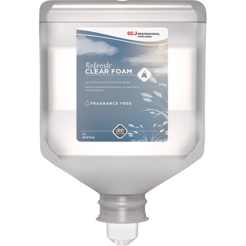 Savon transparent pour les mains Refresh, Mousse, 2 L, Sans parfum Distribution Industrielle GC