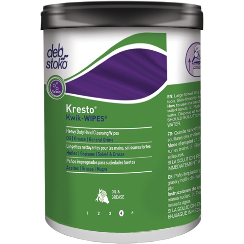 Serviettes Kresto Kwik-Wipes, 70 lingettes, 12" x 10" Distribution Industrielle GC