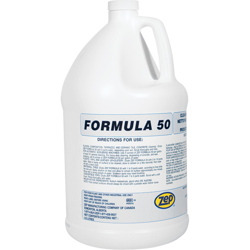 Formula 50 Heavy-Duty Alkaline Cleaner, 4 L, Jug Distribution Industrielle GC