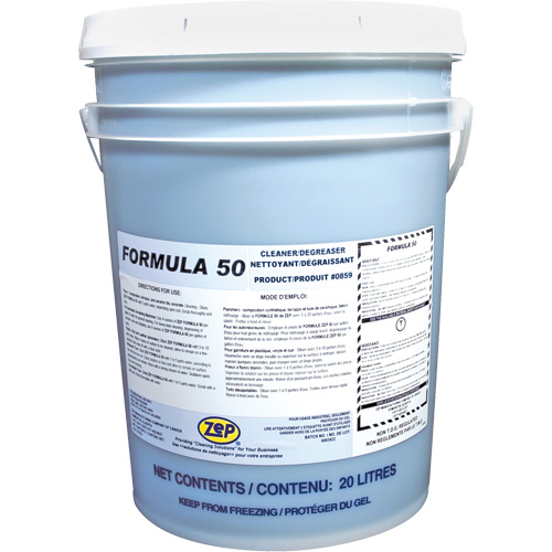 Formula 50 Heavy-Duty Alkaline Cleaner, 20 L, Pail Distribution Industrielle GC