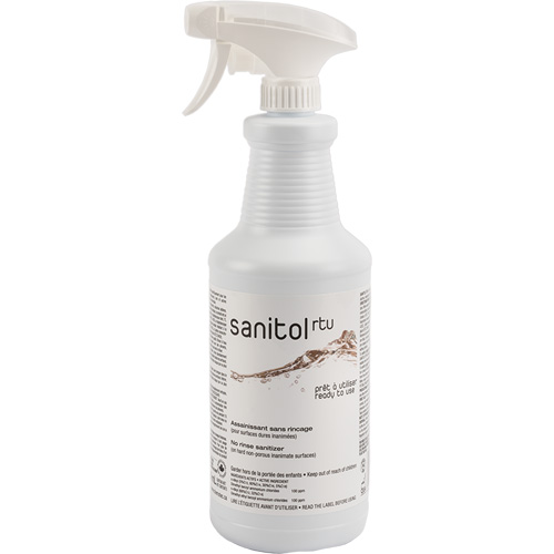 Sanitol Concentrated Disinfectant & Sanitizer, 950 ml, Trigger Bottle Distribution Industrielle GC