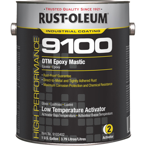 Activateur &agrave; basse temp&eacute;rature pour mastic &eacute;poxy DTM du syst&egrave;me 9100, Gallon Distribution Industrielle GC