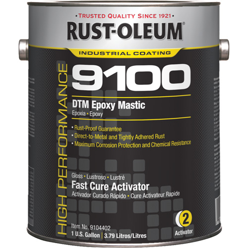 9100 System DTM Epoxy Mastic Fast Cure Activator, Gallon Distribution Industrielle GC
