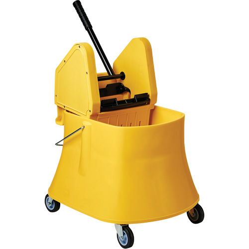 Champ Bucket & Wringer Combo, Down Press, 7.5 US Gal. (30 Quarts), Yellow Distribution Industrielle GC