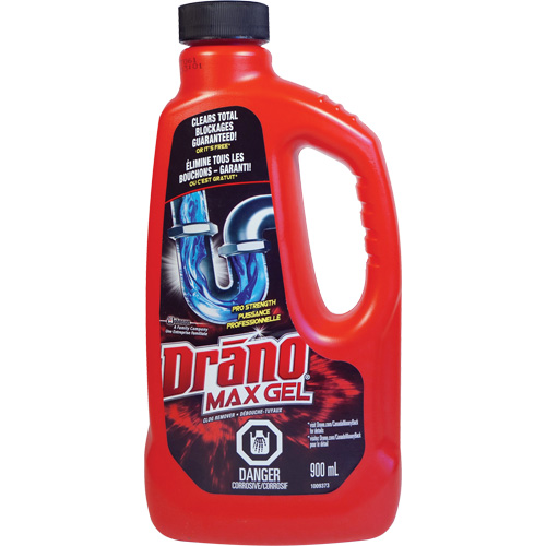 Drano&reg; Max Gel Clog Remover Drain Cleaner Distribution Industrielle GC