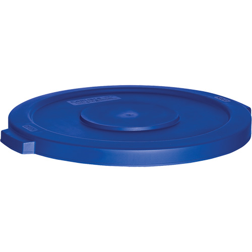 Waste Container Lid, Flat Lid, Plastic, Fits Container Size: 22" Dia. Distribution Industrielle GC