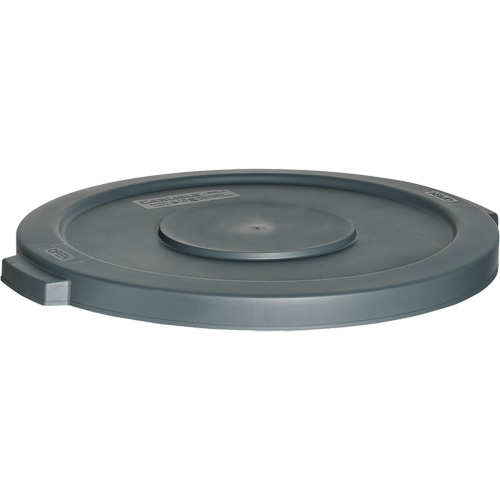 Couvercle pour contenant &agrave; d&eacute;chets, Couvercle plat, Plastique, Convient aux contenants 24" dia. Distribution Industrielle GC
