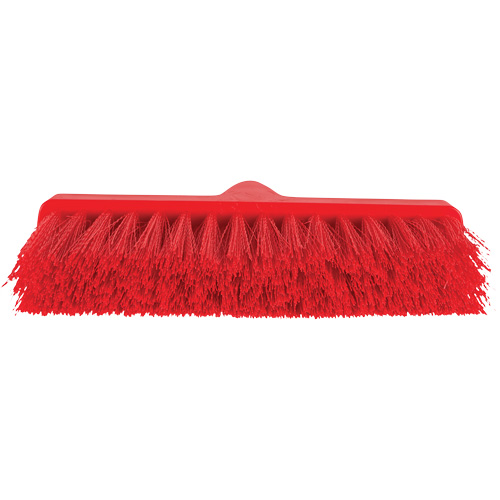 ColorCore Angle Head Broom, Medium Bristles, 10", Polypropylene, Red Distribution Industrielle GC