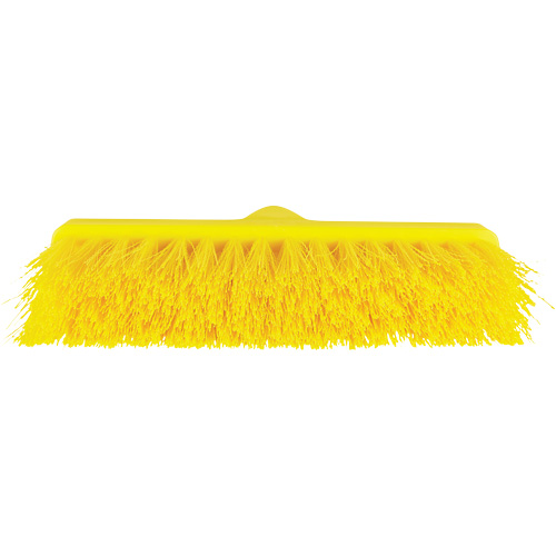 ColorCore Angle Head Broom, Medium Bristles, 10", Polypropylene, Yellow Distribution Industrielle GC