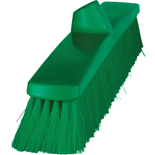 ColorCore Push Broom, Fine Bristles, 24", Polypropylene, Green Distribution Industrielle GC