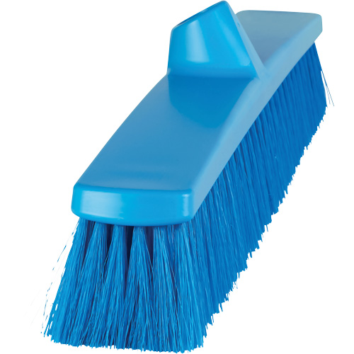ColorCore Push Broom, Fine Bristles, 24", Polypropylene, Blue Distribution Industrielle GC