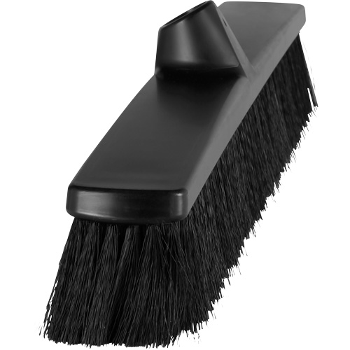 ColorCore Push Broom, Fine Bristles, 24", Polypropylene, Black Distribution Industrielle GC