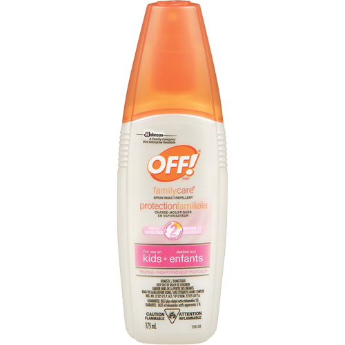 Insectifuge Off! Protection familiale &agrave; parfum de Fraîcheur tropicale, DEET &agrave; 5 %, Vaporisateur, 175 ml Distribution Industrielle GC