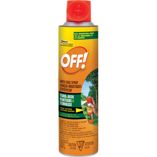 OFF! Area Bug Spray, DEET Free, Aerosol, 350 g Distribution Industrielle GC