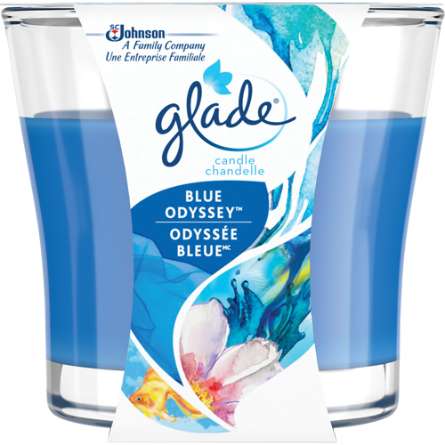 Chandelle en pot Glade, Odyss&eacute;e bleue Distribution Industrielle GC