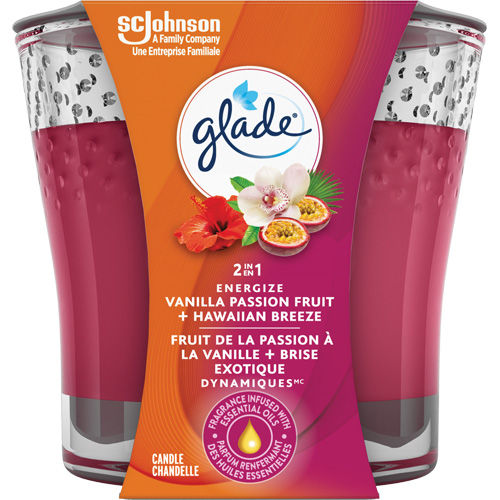 Glade&reg; 2-in-1 Candle, Hawaiian Breeze&reg; & Vanilla Passionfruit Distribution Industrielle GC