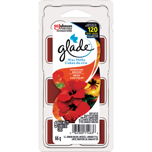 Cubes de cire parfum&eacute;e Glade, Brise exotique Distribution Industrielle GC
