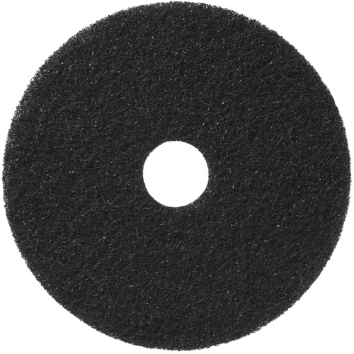 Floor Pads, 12", Stripping, Black Distribution Industrielle GC