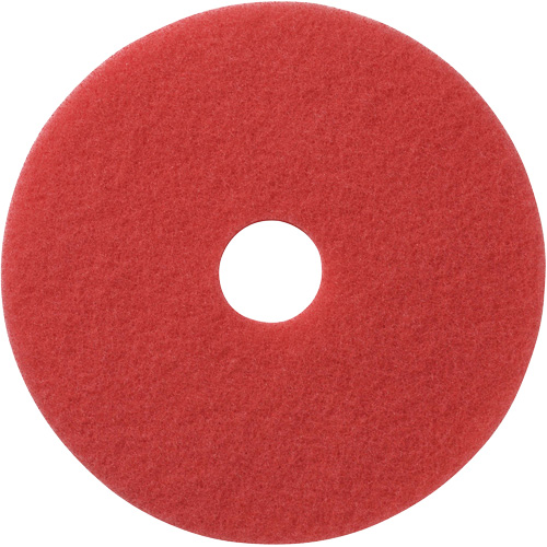 Floor Pads, 12", Buffing, Red Distribution Industrielle GC